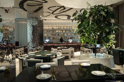 Singapour. Hôtel Mondrian Duxton.